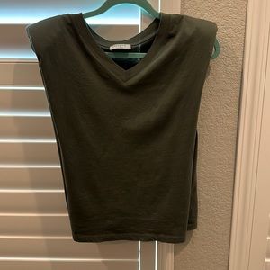 Aritzia shoulder pad tank